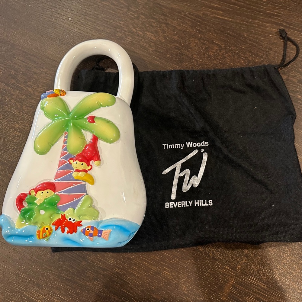 Timmy Woods - Palm Tree Handbag - Retired - Rare - Picture 8 of 8